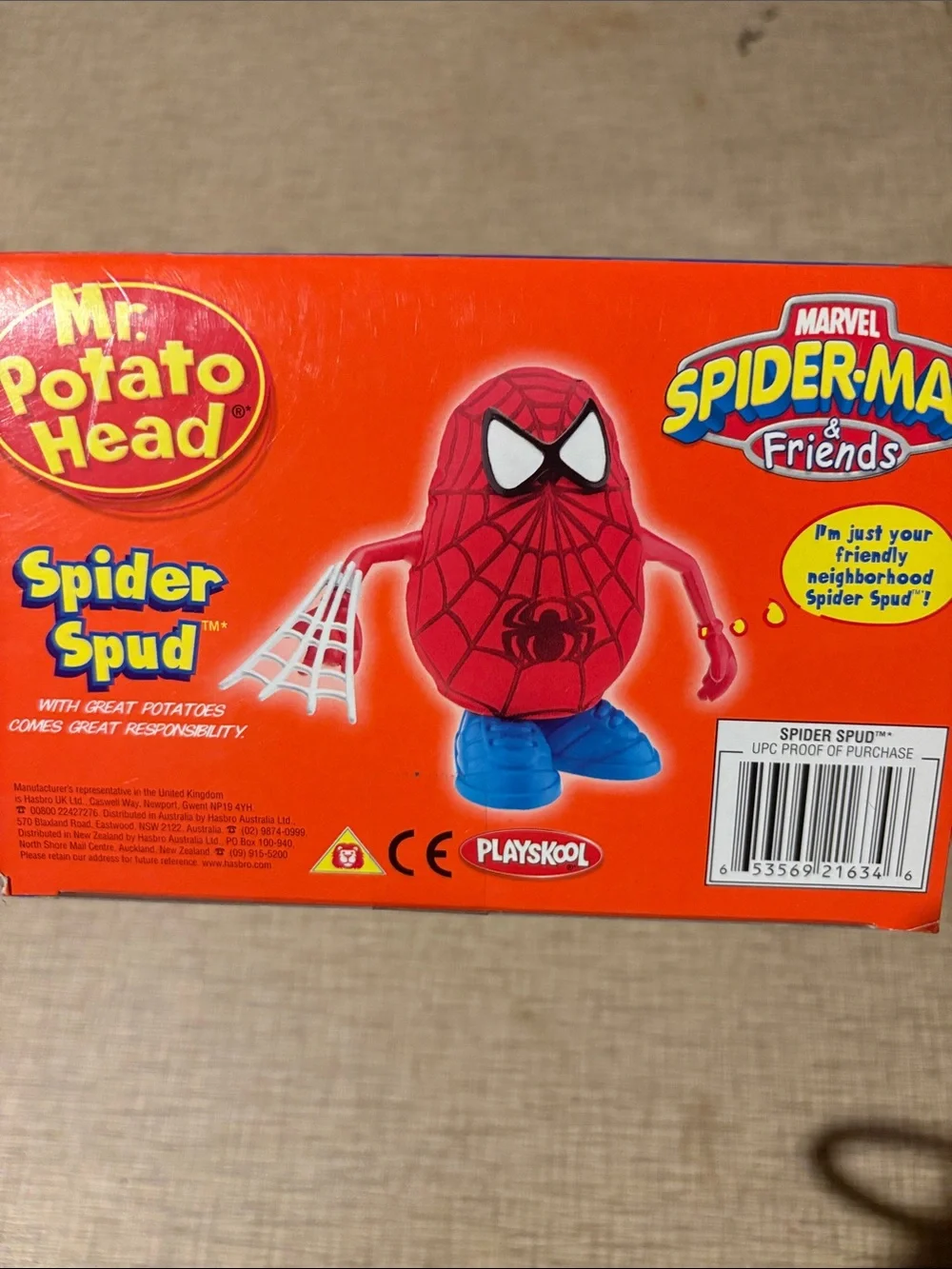 Playskool Mr. Potato Head Spider Spud Toy - Red Spider Costume